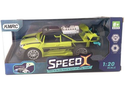 Alltoys Závodní RC auto s efektem kouře zelené