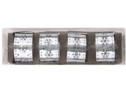 Anděl Přerov Kroužky na ubrousky kovové stříbrné 4,5 cm 4 ks