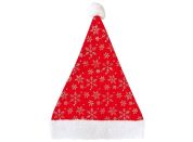 Anděl Přerov Mikulášská čepice se stříbrnými vločkami 38x30cm