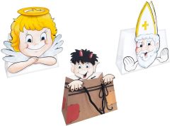 Anděl Přerov Mikulášská taška papírová 22 x 22 cm