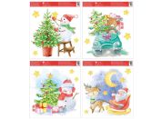 Anděl Přerov Okenní fólie vánoční 30 x 33,5 cm