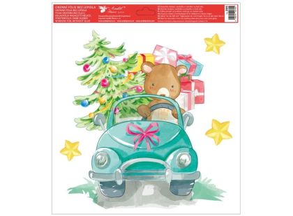 Anděl Přerov Okenní fólie vánoční 30 x 33,5 cm