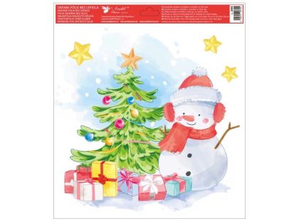 Anděl Přerov Okenní fólie vánoční 30 x 33,5 cm