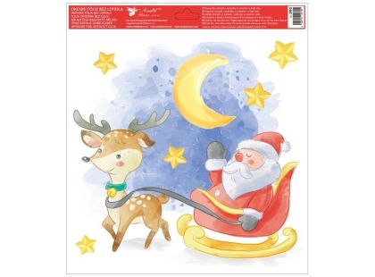 Anděl Přerov Okenní fólie vánoční 30 x 33,5 cm