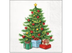 Anděl Přerov Papírové ubrousky vánoční, třívrstvé 33 x 33 cm, 20 ks