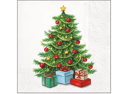 Anděl Přerov Papírové ubrousky vánoční, třívrstvé 33 x 33 cm, 20 ks