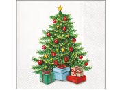 Anděl Přerov Papírové ubrousky vánoční, třívrstvé 33 x 33 cm, 20 ks