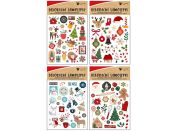 Anděl Přerov Samolepky s vánočními motivy 8 x 14,5 cm