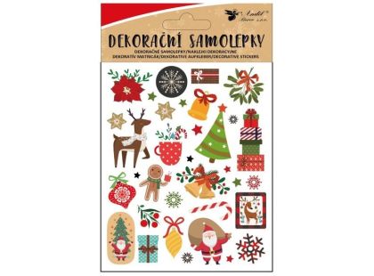 Anděl Přerov Samolepky s vánočními motivy 8 x 14,5 cm