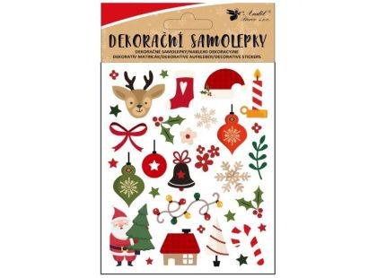 Anděl Přerov Samolepky s vánočními motivy 8 x 14,5 cm