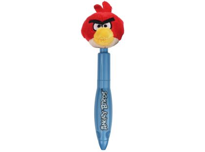 Angry Birds Plyšová násadka na tužku červená