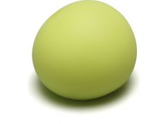 Antistresový míček 11cm svítící ve tmě žlutý