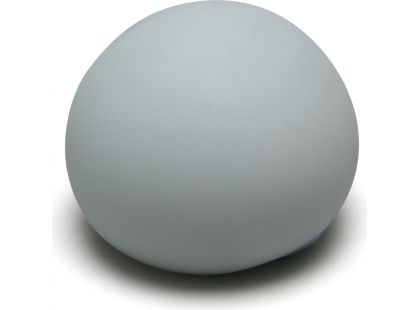 Antistresový míček 11 cm svítící ve tmě modrý