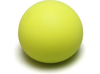 Antistresový míček 6,5 cm svítící ve tmě žlutý