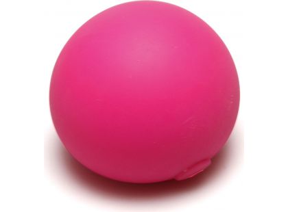 Antistresový míček 6,5 cm svítící ve tmě růžový