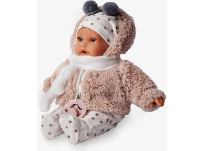 Antonio Juan 1120 Kika realistická panenka se zvuky a měkkým látkovým tělem 27 cm - Poškozený obal