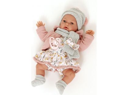 Antonio Juan 17194 Peke panenka miminko se speciální pohybovou funkcí a měkkým látkovým tělem 29 cm