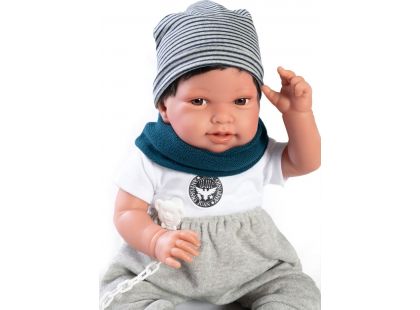 Antonio Juan 33235 Pipo Hair realistická panenka miminko s měkkým látkovým tělem 42 cm