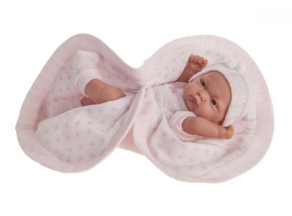 Antonio Juan 4070 Pitu realistická panenka miminko s celovinylovým tělem 26 cm