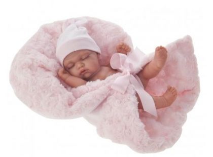 Antonio Juan Luni spící panenka miminko s celovinylovým tělem 26 cm