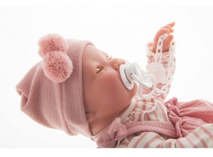 Antonio Juan 50160 Mia mrkací a čůrající  panenka miminko s celovinylovým tělem 42 cm