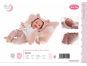Antonio Juan 70150 Clara realistická panenka miminko se zvuky a měkkým látkovým tělem 34 cm 2