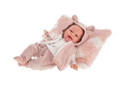 Antonio Juan 70150 Clara realistická panenka miminko se zvuky a měkkým látkovým tělem 34 cm
