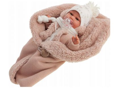 Antonio Juan 7046 Clara realistická panenka miminko se zvuky a měkkým látkovým tělem 34 cm