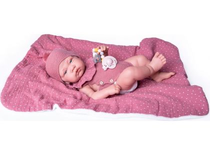 Antonio Juan 80220 Sweet Reborn Nacida realistická panenka miminko s celovinylovým tělem 42 cm