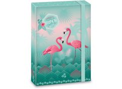 Ars Una Box na sešity Pink Flamingo A4