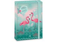 Ars Una Box na sešity Pink Flamingo A5