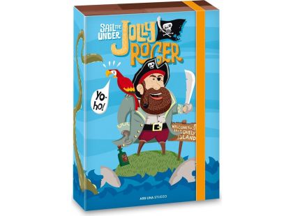 Ars Una Box na sešity Pirát Jolly Roger A5