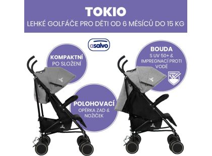 Asalvo TOKIO golfáče 6 m - 15 kg anthracite