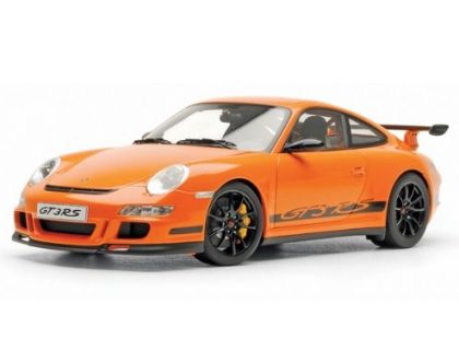 Auto Kinsmart Porsche 911 GT3 RS 2010 kov 12 cm - Oranžová