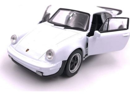 Auto Welly Porsche 911 Turbo kov 11cm bílé