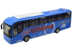 Autobus na dálkové ovládání 4 kanály, se světlem - modrý