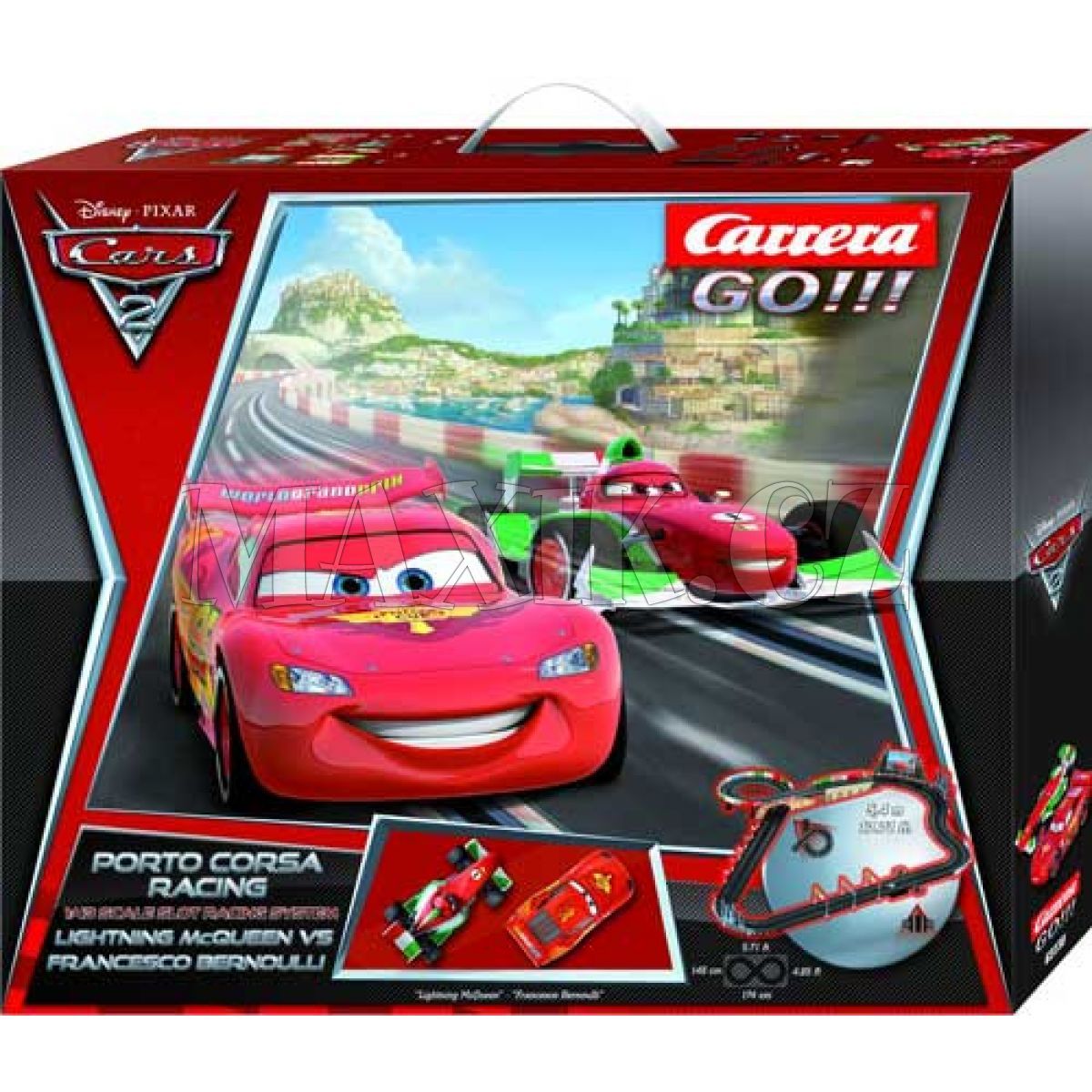 AutodrÃ¡ha Carrera GO! Disney Cars 2 - Porto Corsa Racing | MaxÃ­kovy hraÄ ky