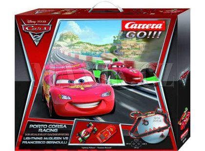 Autodráha Carrera GO! Disney Cars 2 - Porto Corsa Racing