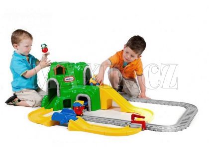 Autodráha se železnicí Little Tikes - Poškozený obal