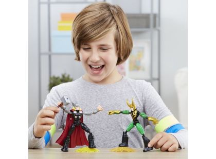 Avengers Bend and Flex Thor vs Loki