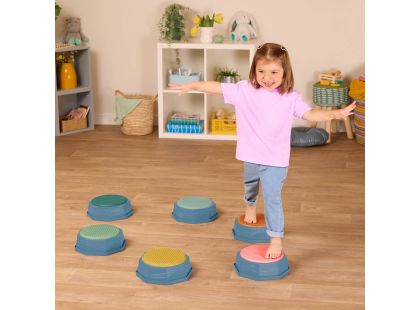B.Toys Balanční stupínky Balance & Hop 6 ks