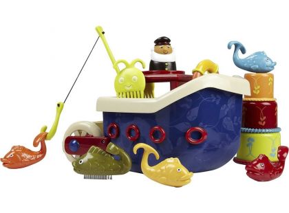 B.toys Loď s kapitánem Fish & Splish