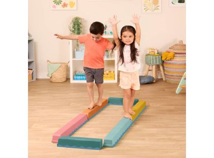 B-Toys Překážková dráha Balance & Hop 10 ks