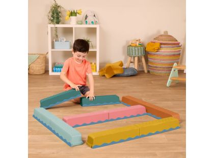 B-Toys Překážková dráha Balance & Hop 10 ks