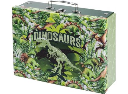 BAAGL Skládací školní kufřík Dinosaurus