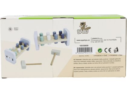 BABU - Dřevěná zatloukačka PES