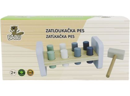 BABU - Dřevěná zatloukačka PES