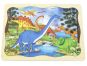 BABU - Dřevěné puzzle dinosaurus - 24 dílků 2