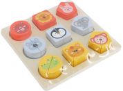 BABU - Dřevěné puzzle SAFARI pro nejmenší