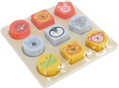 BABU - Dřevěné puzzle SAFARI pro nejmenší